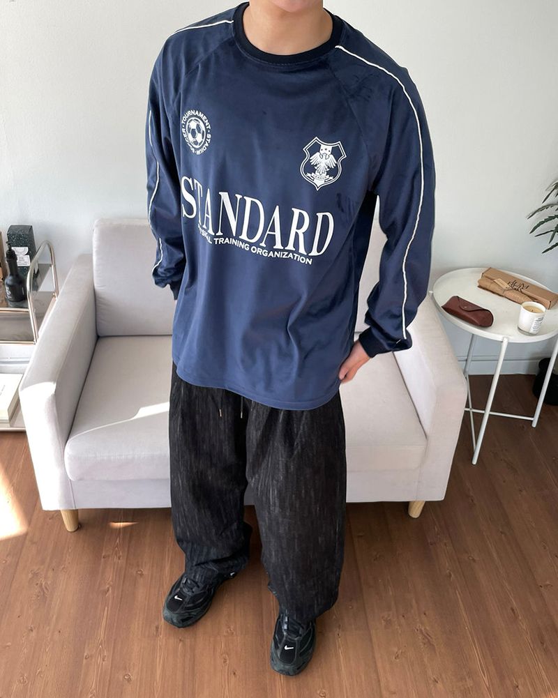 Velvet Soccer Long-Sleeved T-shirt