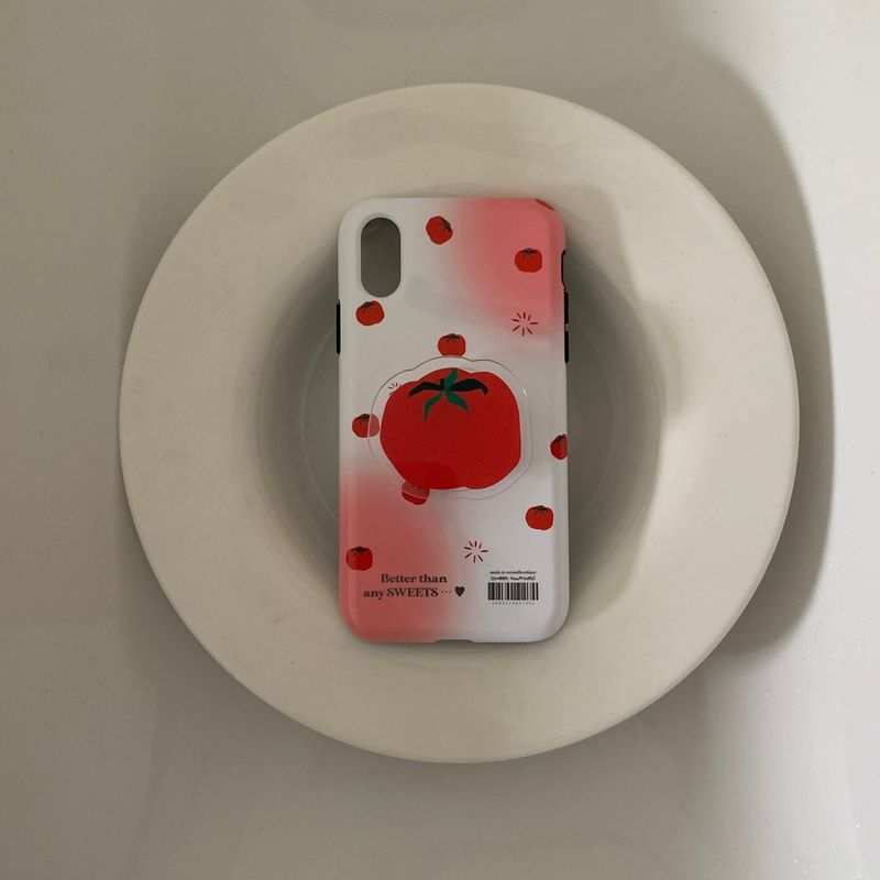 [MADE] acrylic Tok Fruit Fruit tok_Tomato acrylic tok_Basic type smart talk