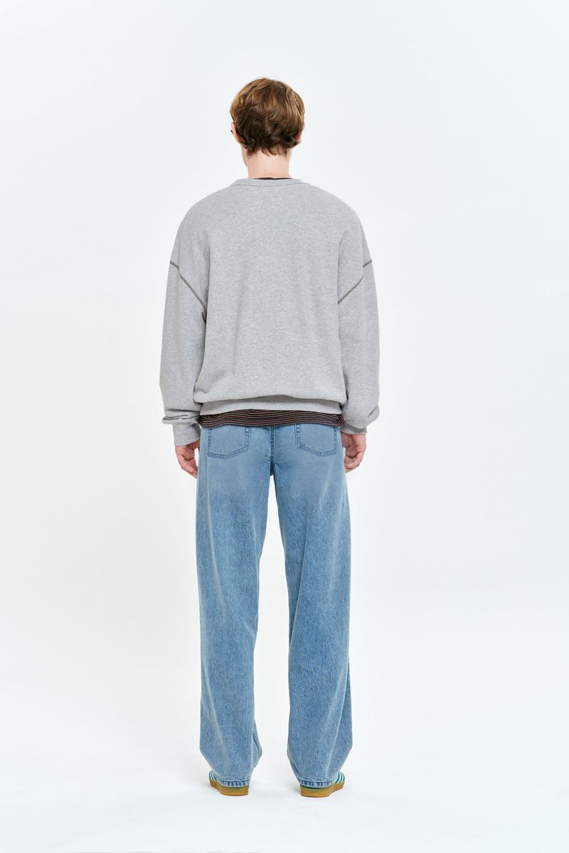 UNI HEAVYWEIGHT SWEATSHIRT [MELANGE GRAY]