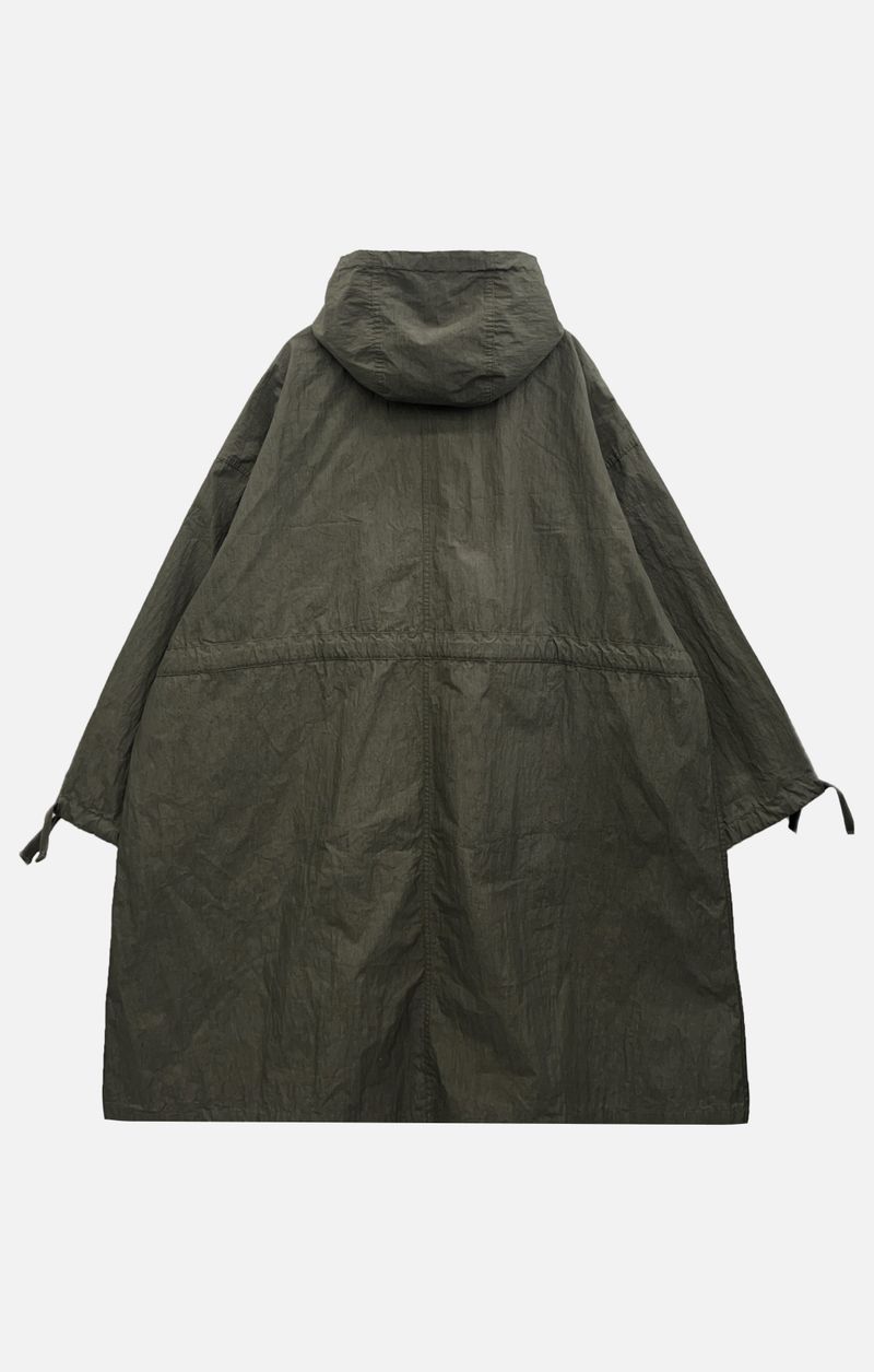 Fine Over Long Hooded Jacket 3C