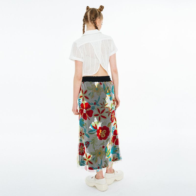 Tulip Shirt [White Knit]