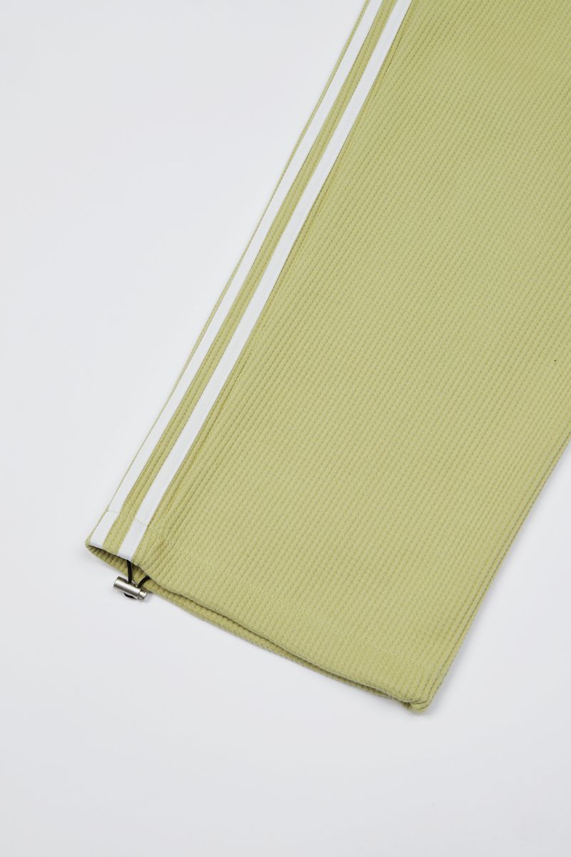 Waffle wide pants 4color