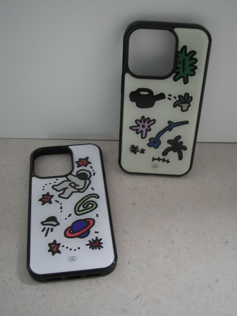 plant epoxy phone case