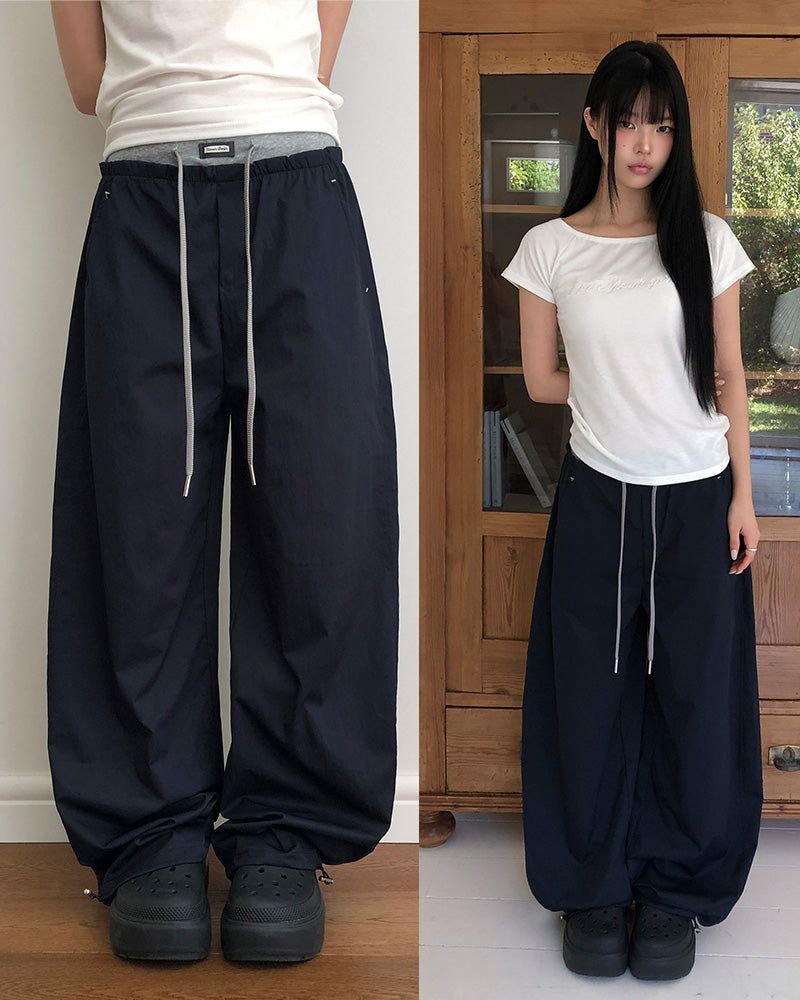 WONDER WONDER（ワンダーワンダー）の「Leol Contrast Nylon Pants（Pants）」