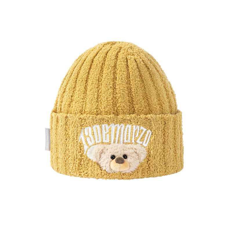 13DE MARZO Embroidered Plush Beanie