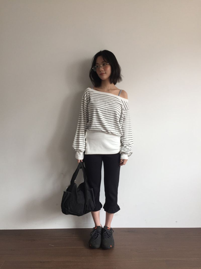 DUGGY（ダギー）の「Denti Stripe Button Long Sleeve (2color)（Tops）」