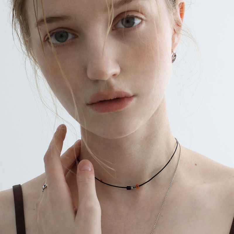 Leather Choker.(5color)