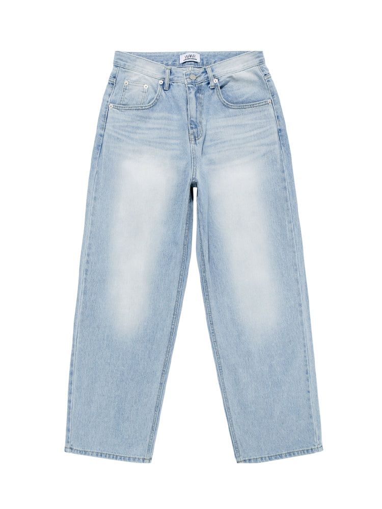 M194 BRUSH WIDE DENIM PANTS_LIGHT BLUE