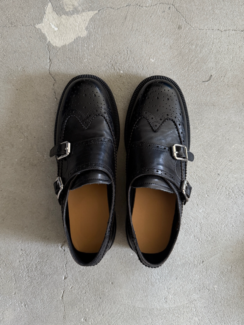 double monk strap loafer