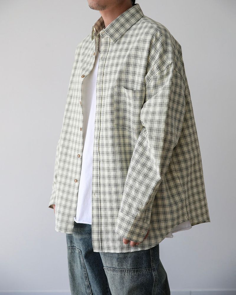 AC EMBOSSED CHECKERED SHIRT