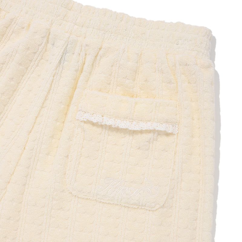 BANDING TERRY SHORT PANTS [IVORY]