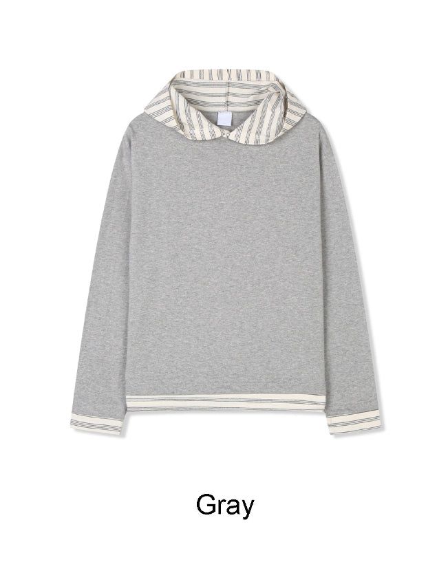 Aaron layered hoodie