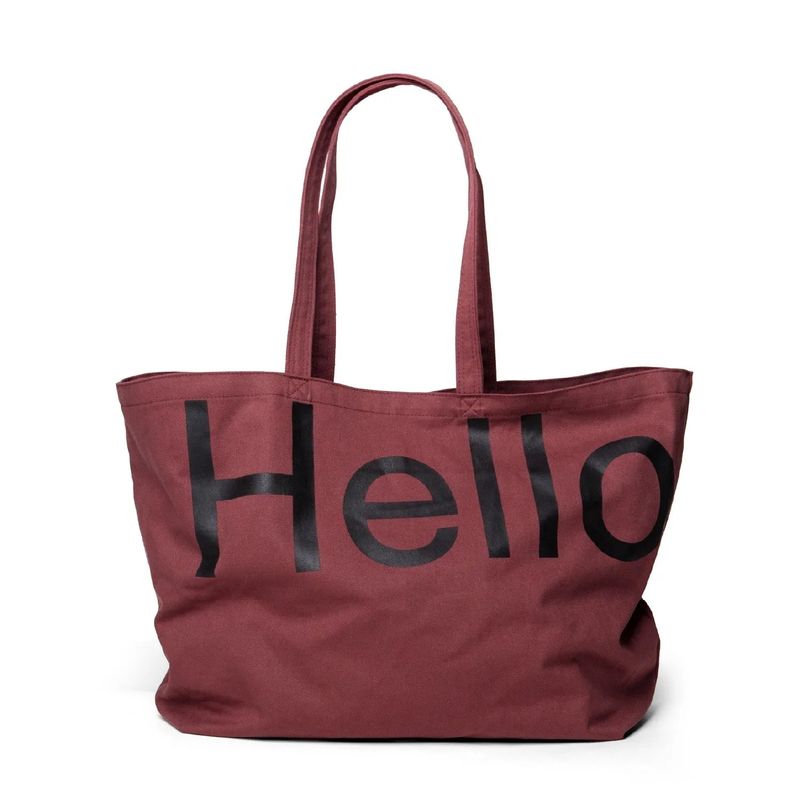 hellodude（ハローデュード）の「ビッグトートバッグ - バーガンディー（バッグ）」
