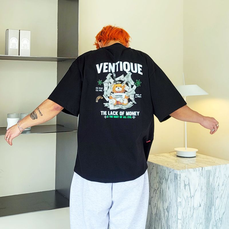 VENTIQUE(ベンティーク)の「VENTIQUE Money Bear T-shirt 3color(Tops)」