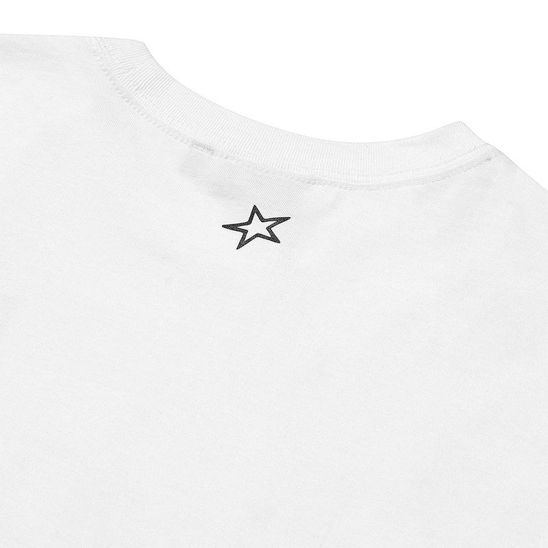STAR LOGO L/S Tee_White