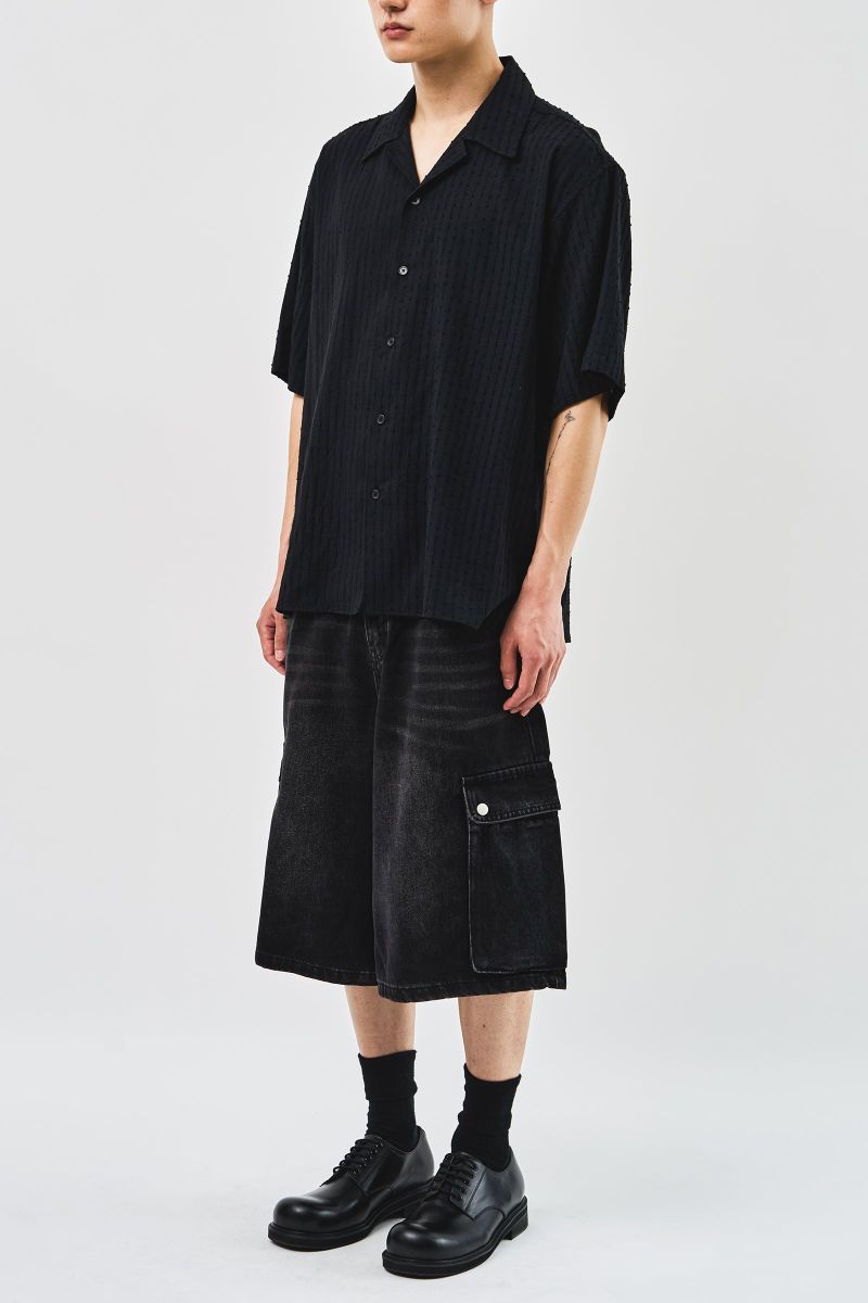 Baek Denim Cargo Bermuda (2color)