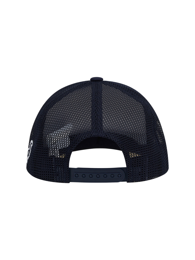 S CLEF BANDANA MESH CAP (NAVY)