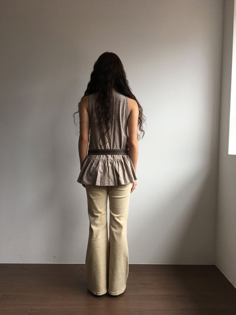 [SET]Arden bootcut pants + belt (3color)