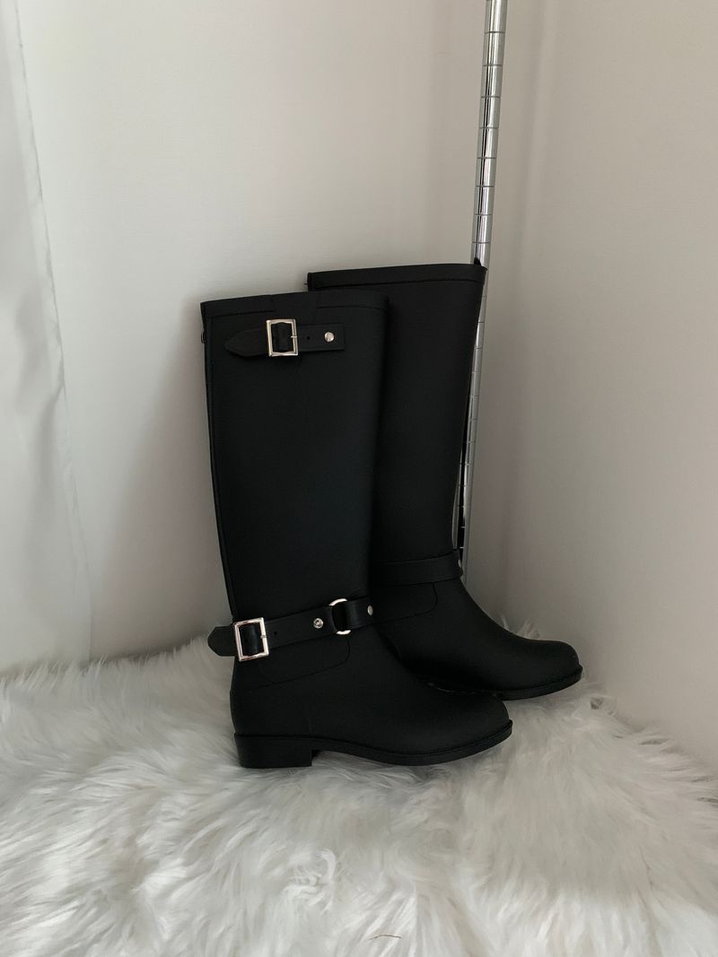 Kitten（キッテン）の「バックルレインブーツ (one color)（シューズ）」