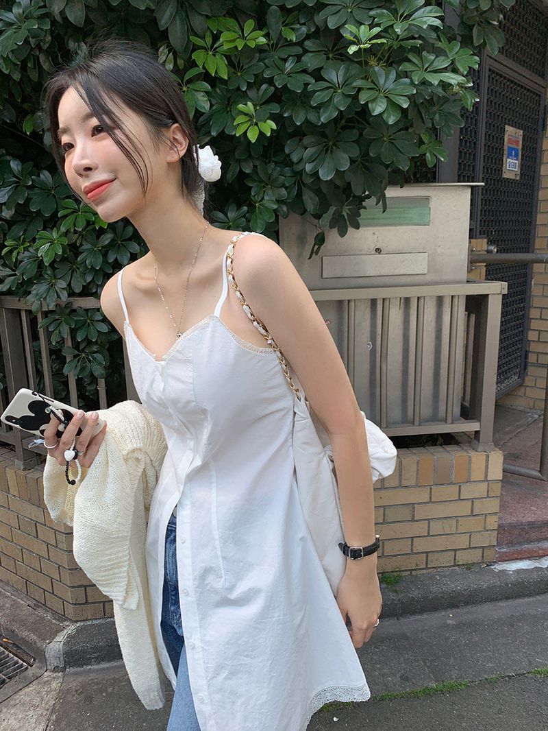 Vanilla two-way lace dress