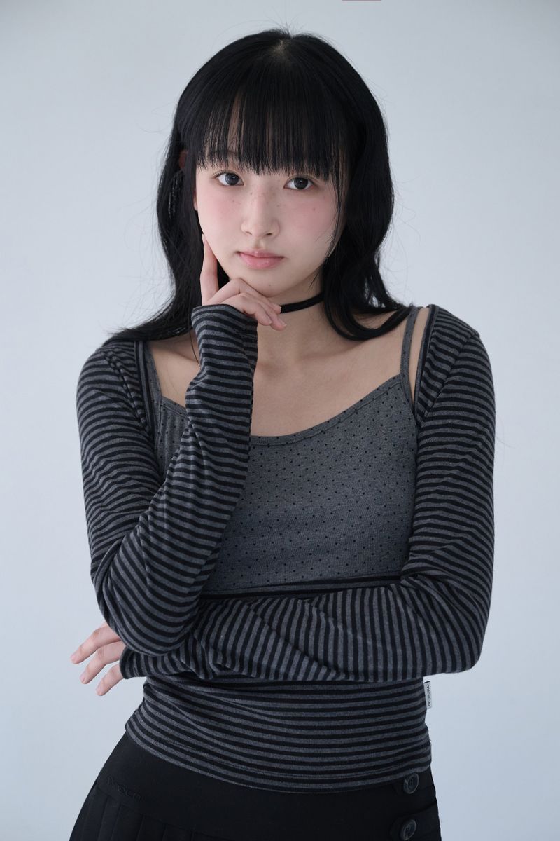 MIXED PATTERN CAMI & BOLERO SET CHARCOAL