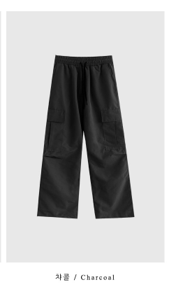 KEF Rustling Cargo Wide Elastic Pants / 6 colors