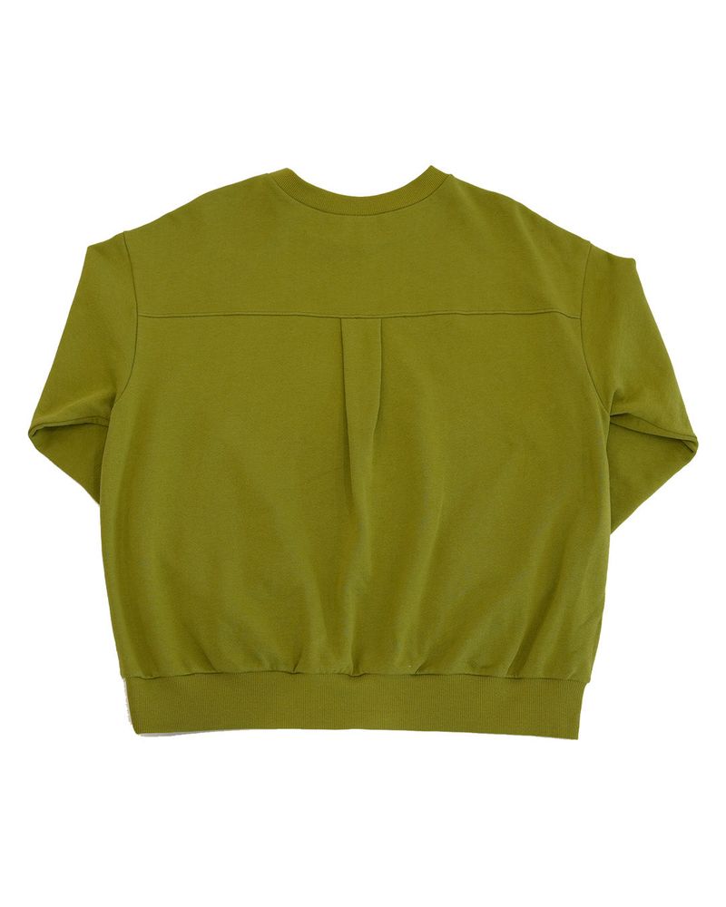 Box pleats logo mtm / green