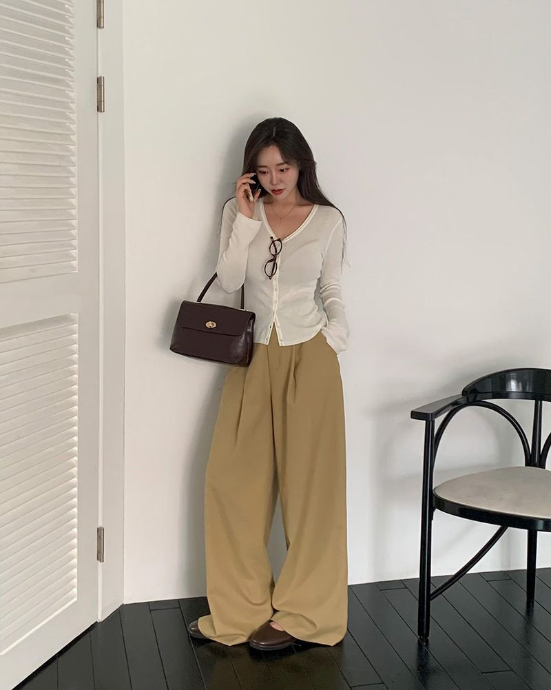 Recipe Long Sleeve Knit Cardigan