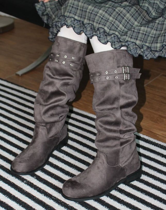 CHECK TIERED FRILL SKIRT