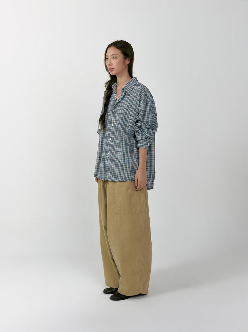 Lazy Check Shirt (Blue)