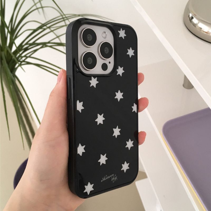 WHATIWON（ワットアイウォン）の「ブラックスターバンパーケース（スマホグッズ/小物）」