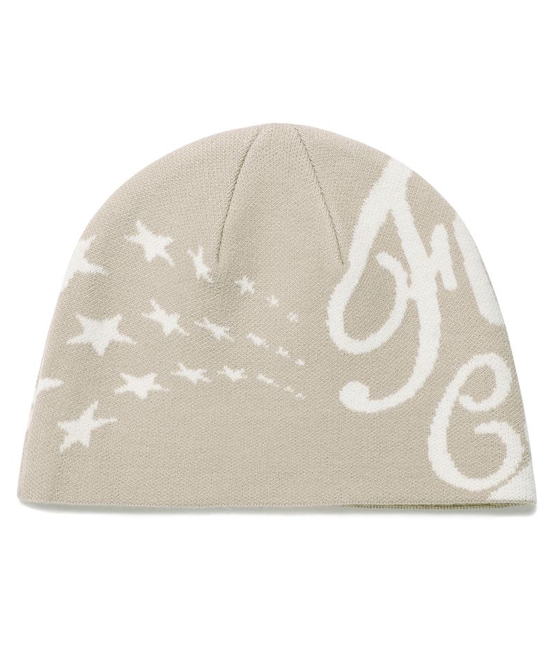 JACQUARD GUITAR BEANIE BEIGE(CV2DSUAB23A)