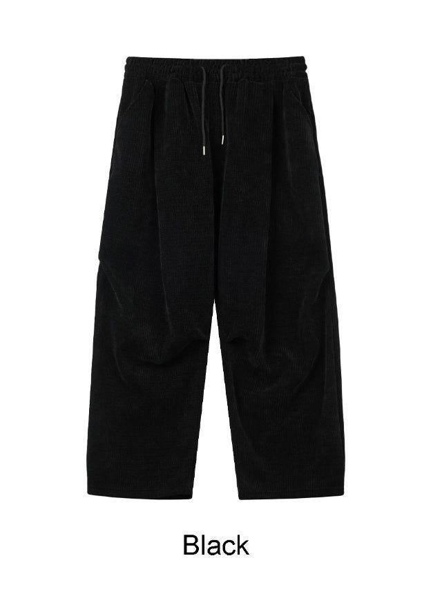 Tice Texture Pintuck Banding Pants