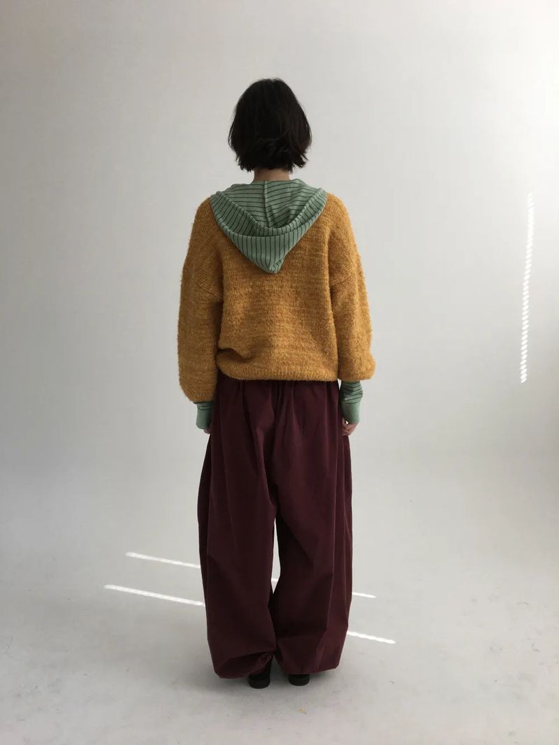 Bonbon Boucle V-neck Knit (5color)
