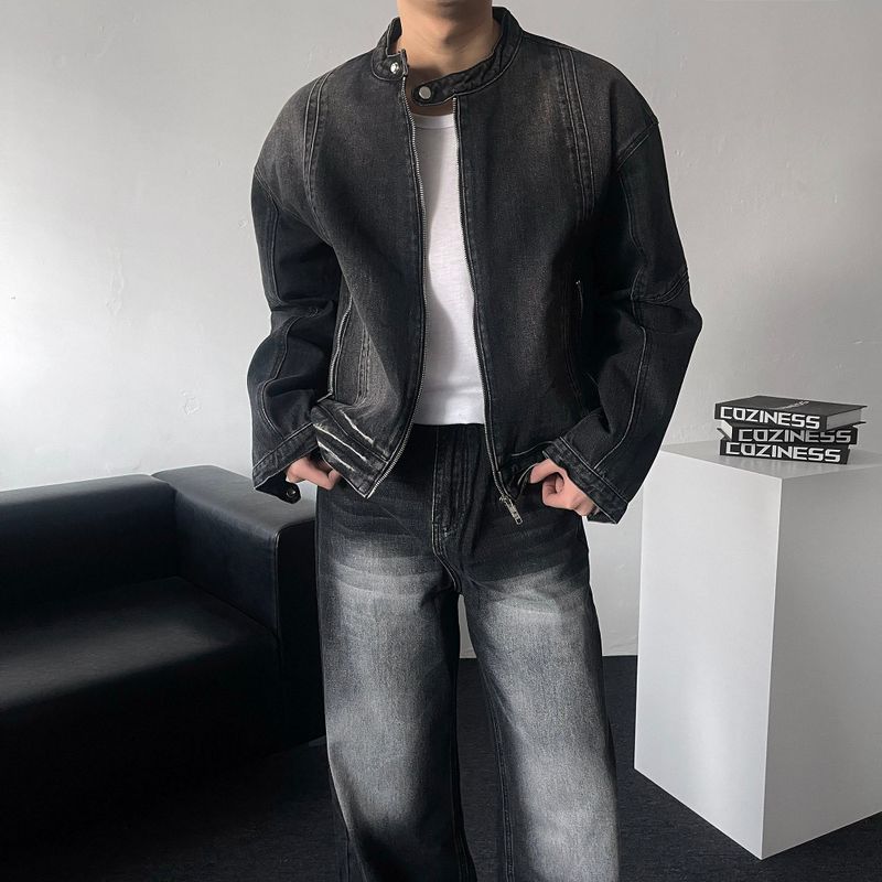 COZINESS（コジネス）の「MG incision biker denim jacket (2 colors)（Jackets/Outerwear）」