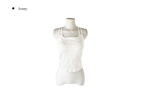 Sdin Flower Slim Cap Sleeveless