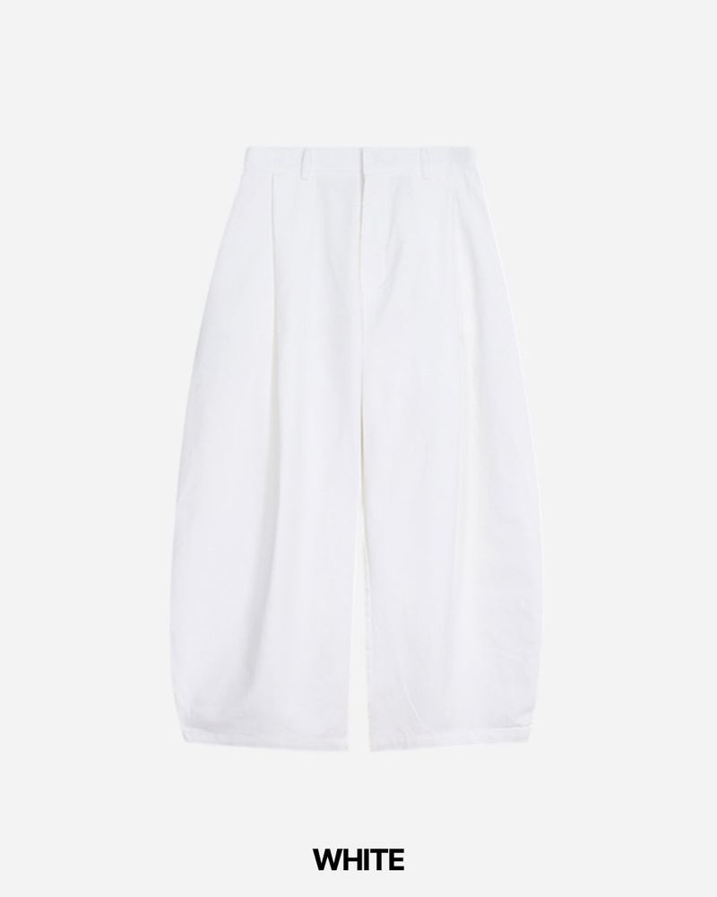 Seville Curved Cotton Pants