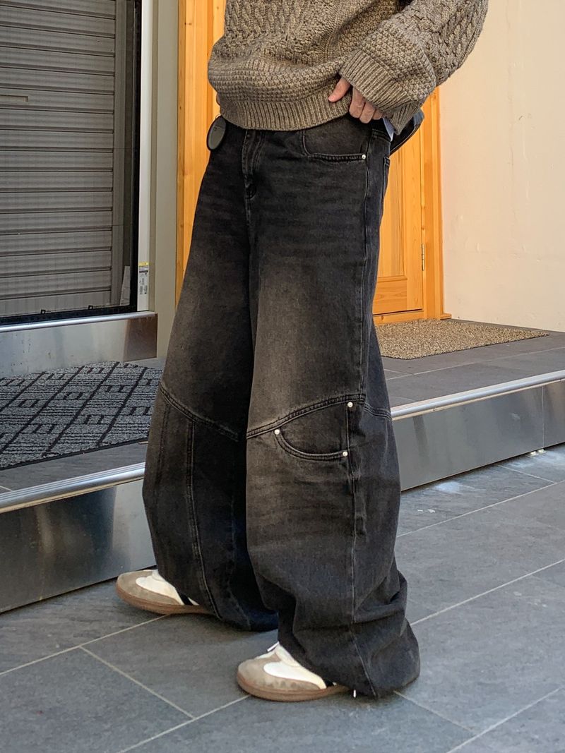 Mir double pocket denim pants