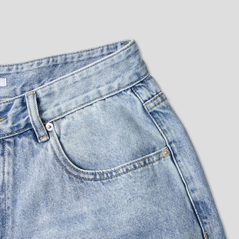 Baek Denim Cargo Bermuda (2color)