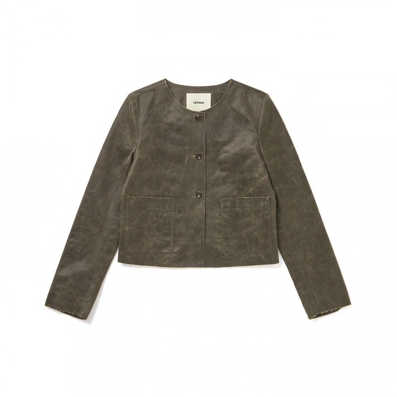 CRACK JACKET, SHORTS SET UP - JACKET / 2 COLOR (LEBSSJK5138)