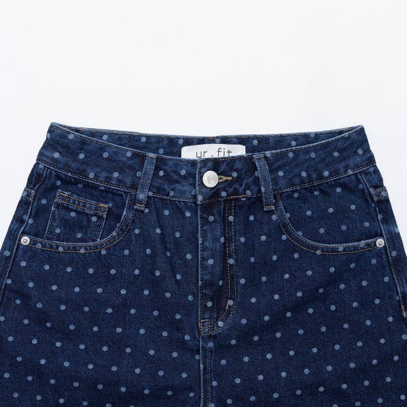 DARK BLUE DOT DENIM PANTS code 21100