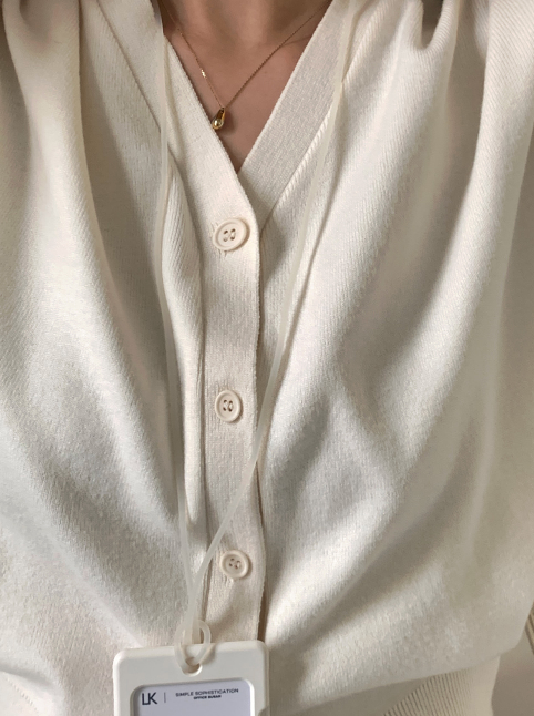 Nitz Pudding V-neck Cardigan / 10 colors