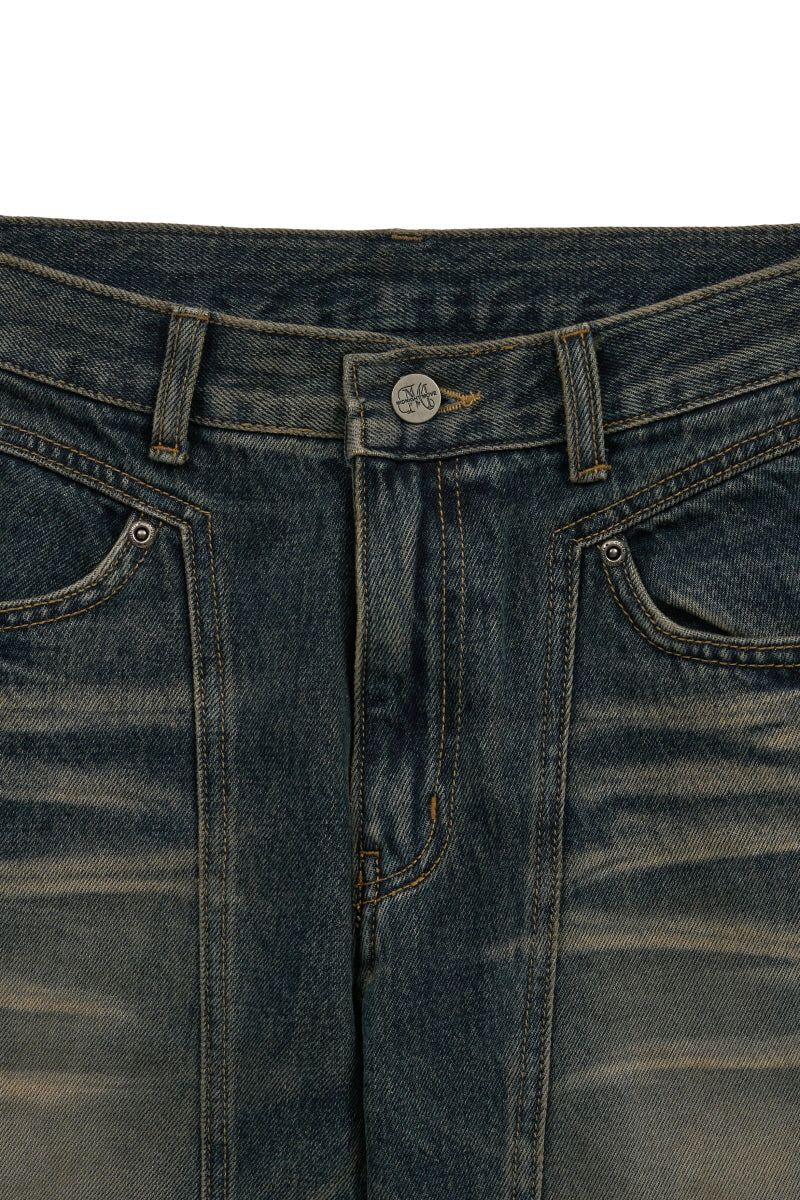 line boots cut (blue)