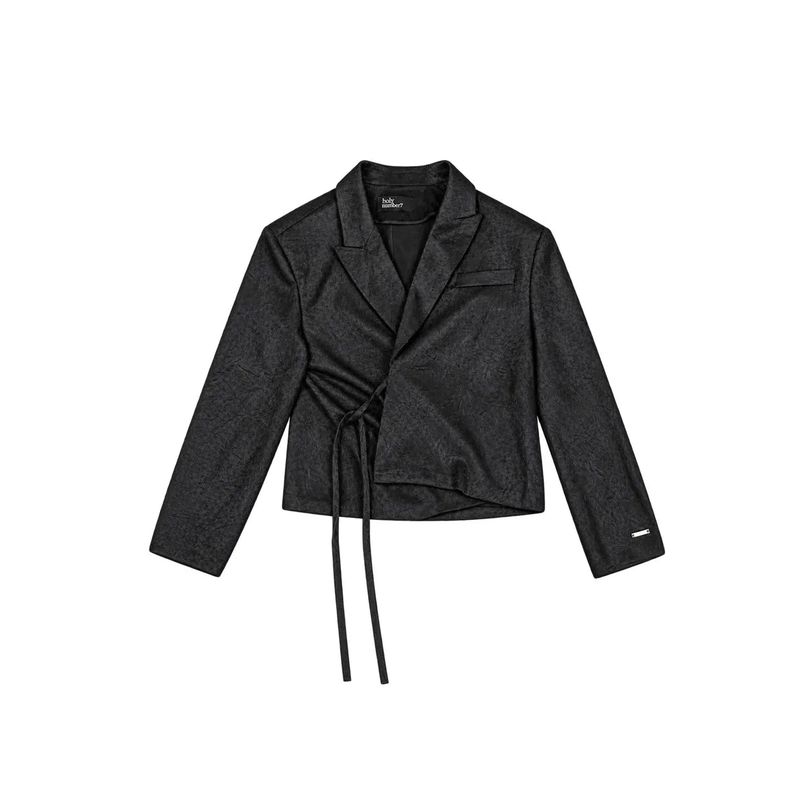 Twisted Wrap Tie Jacket