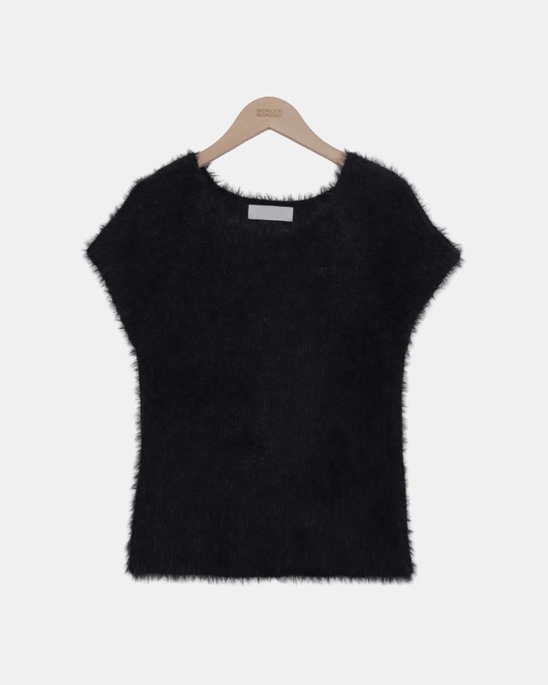 Pue Mohair Cap-Sleeve Knit
