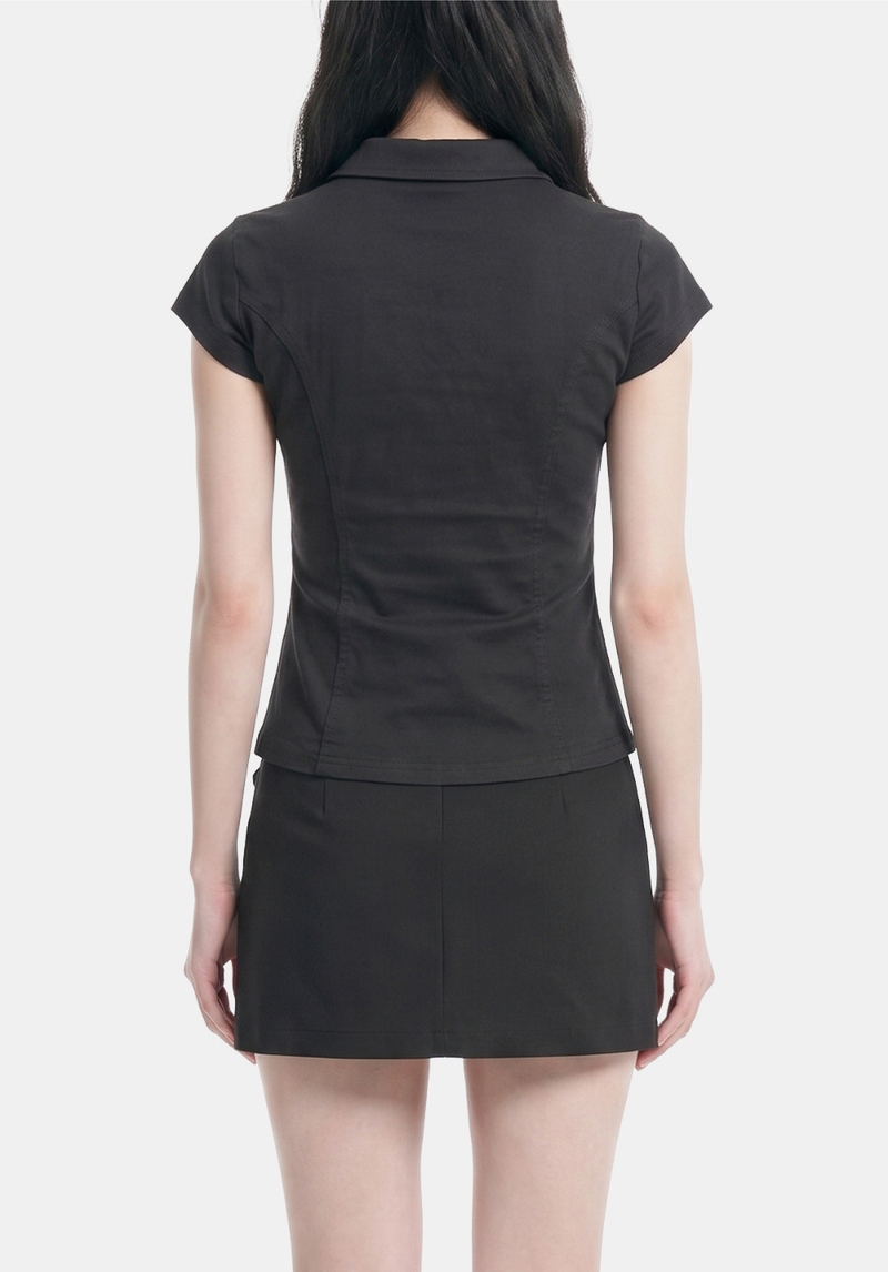 Maelle Double Button Blouse