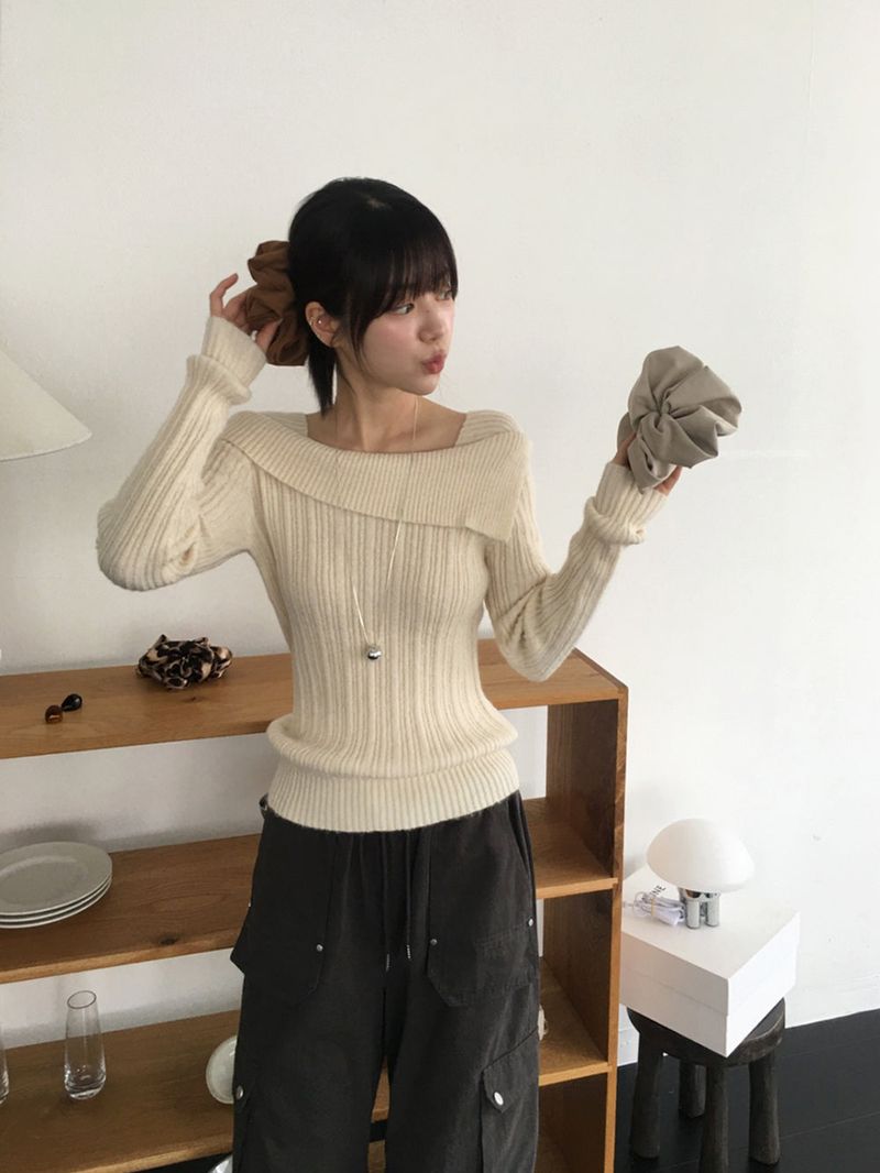 Unbalance golgi knit