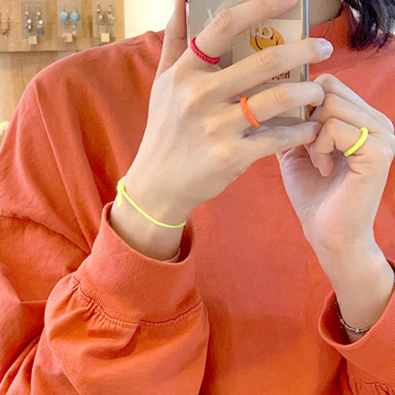 [CCNMADE] PARAFFIN Ring (NEON YELLOW)
