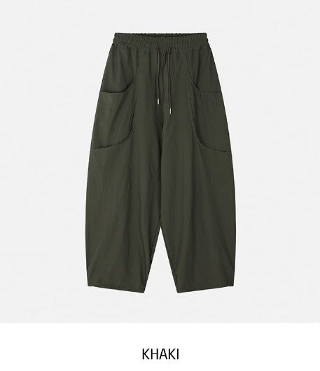 Pie Double Pocket Nylon Pants