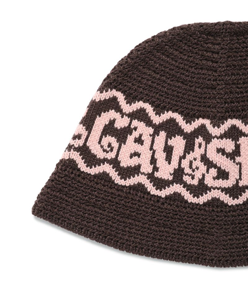 CLEF KNIT BUCKET HAT BROWN(CV2EFUAB30A)